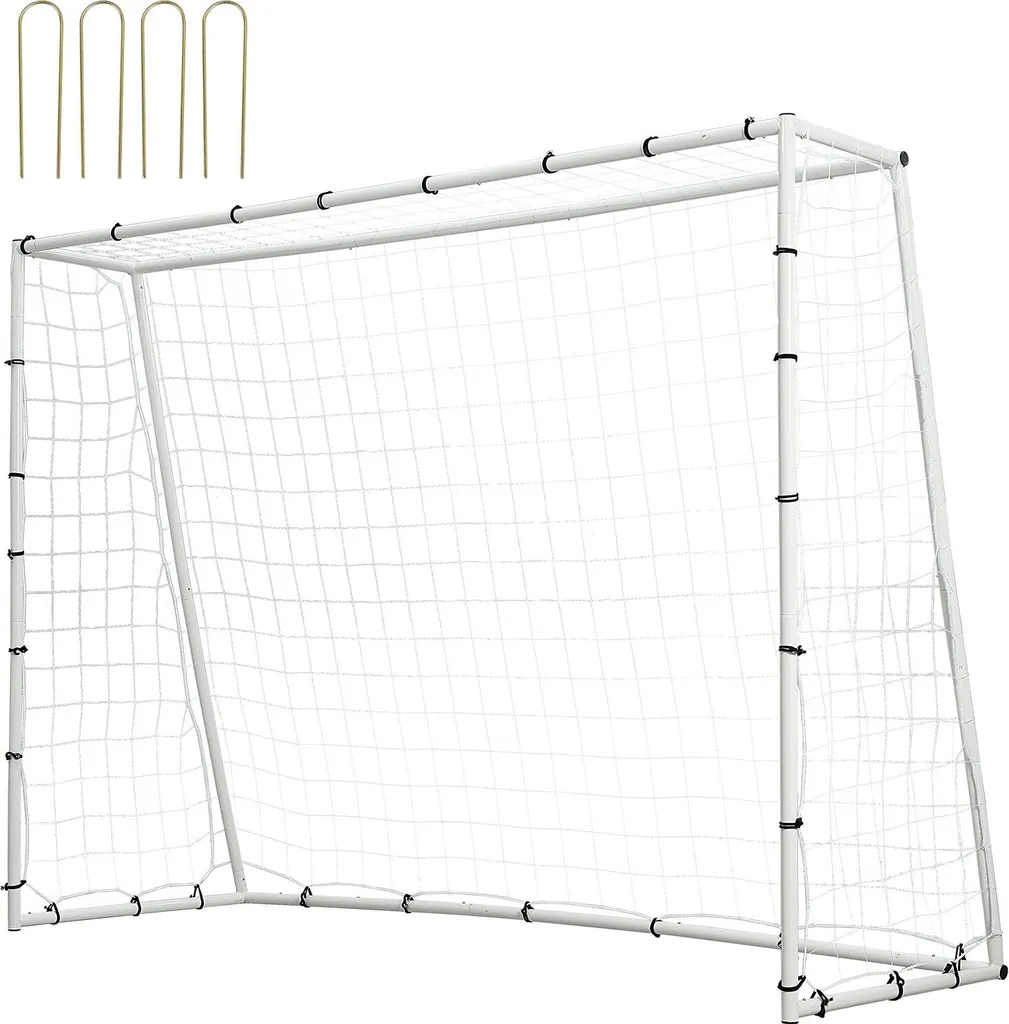 Football Rebounder Kickback Tor Rebond 242x184cm Réglable pour Entraînement