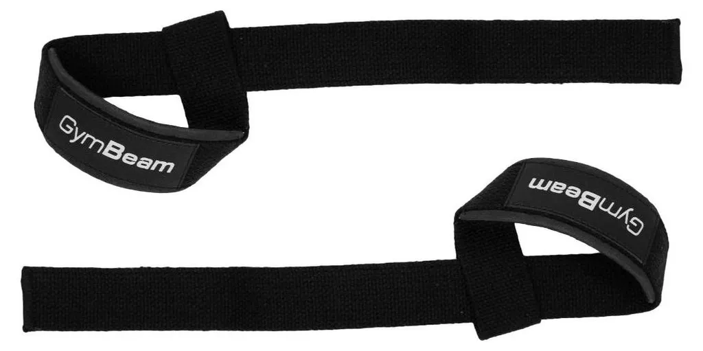 Sangles de levage GymBeam pour soulevé de terre et rowing à la barre