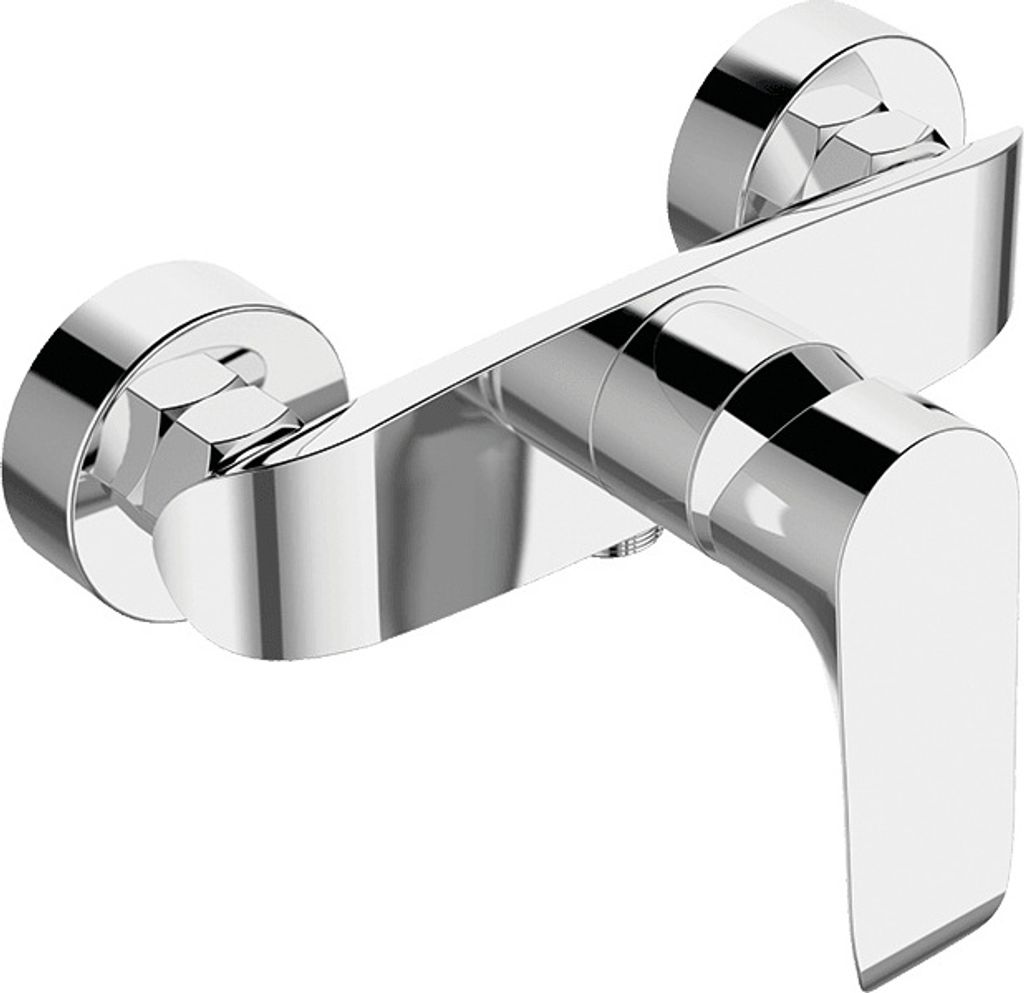 Design Brausearmatur ohne Duschset, Duscharmatur chrom
