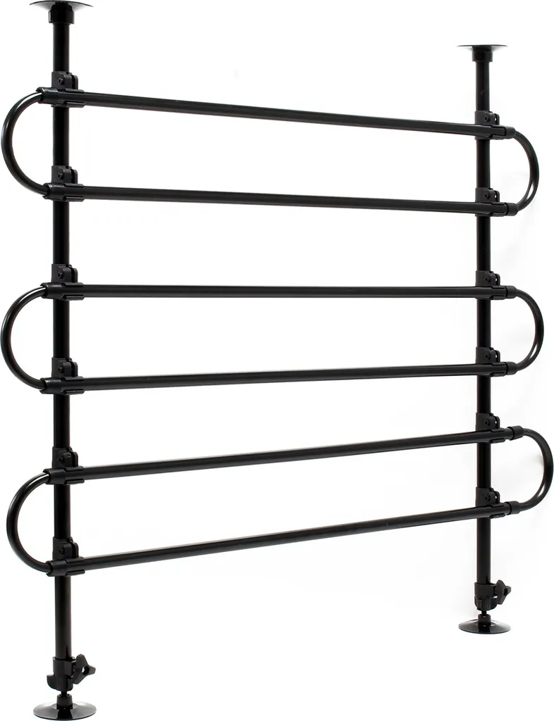 Pare-chien de sécurité pour coffre ajustable largeur 140 cm acier noir