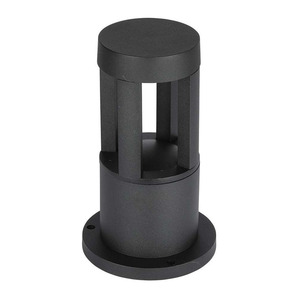 V-TAC Pollerleuchte für den Außenbereich - IP65 Wasserdicht - Schwarz - 10W - 1000 Lumen - 6400K - 25CM