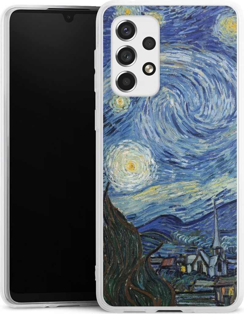 DeinDesign Handyhülle für Samsung Galaxy A33 5G Silikon Hülle Case Smartphone Schutzhülle Kunst The Starry Night