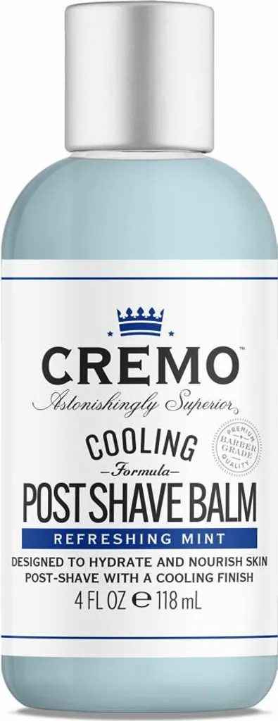 CREMO Gel Après-Rasage Rafraîchissant Menthe 118ml - Soin Apaisant