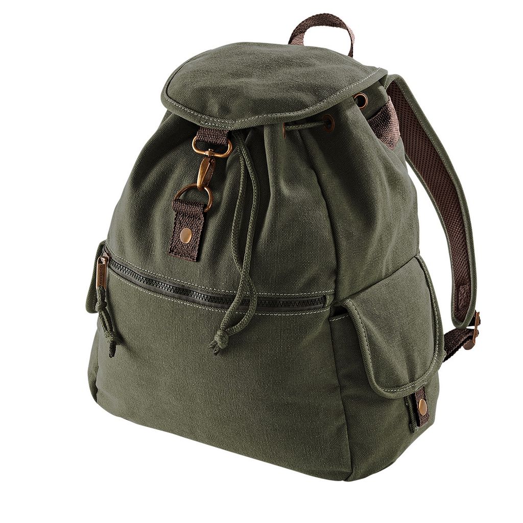 Quadra QD612 | Vintage Canvas Backpack / Rucksack | 30 x 36 Produktbild 