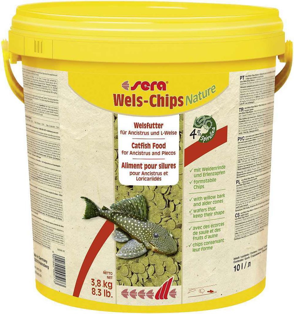 sera Wels-Chips Nature 10.000 ml Produktbild 