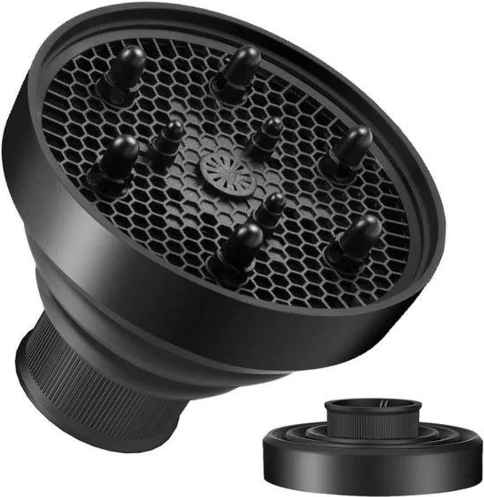 Brosse bouclante universelle tête de diffusion noire pour styler