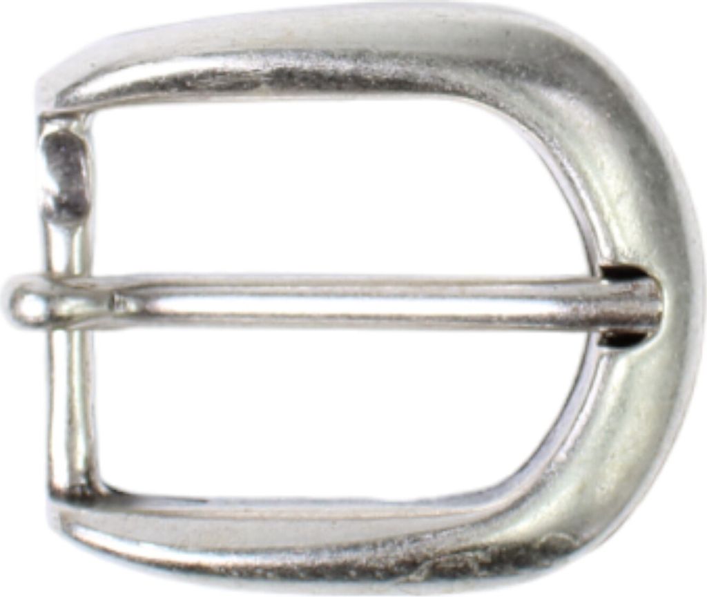 FRONHOFER klassische Gürtelschnalle silber, moderne Schnalle uni 2,5 cm