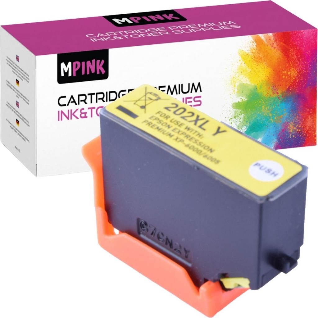 Druckerpatronen für Epson C13T02H44010 Gelb Expression Premium XP-6000 6005 6100 6105