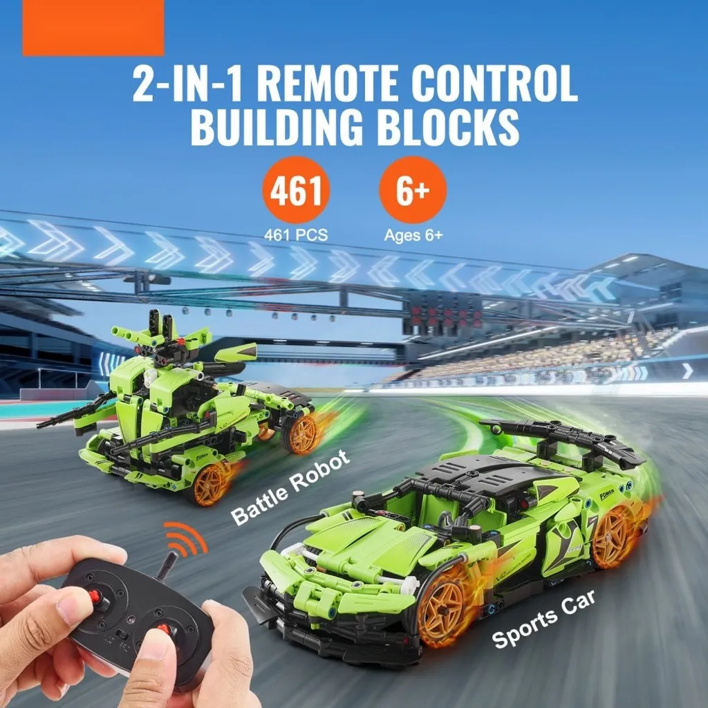Robot programmable enfant 2-en-1 et voiture télécommandée App - 2