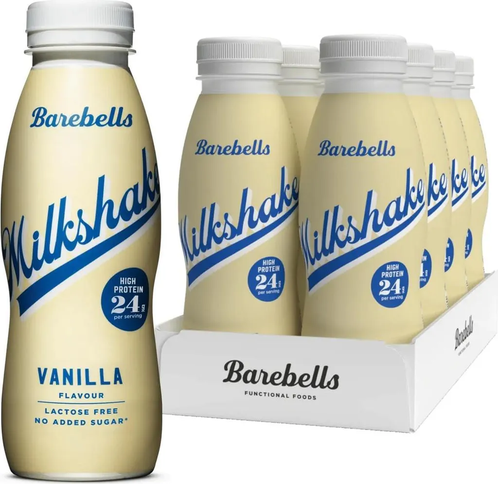 Boisson protéinée Barebells pack de 8 - Snack lacté sans sucre ajouté