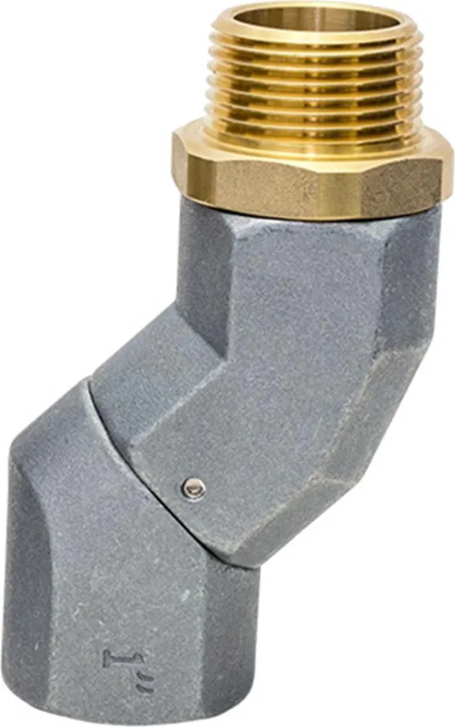 Raccord anti-torsion tuyau carburant 1 pouce NPT pivotant en zinc
