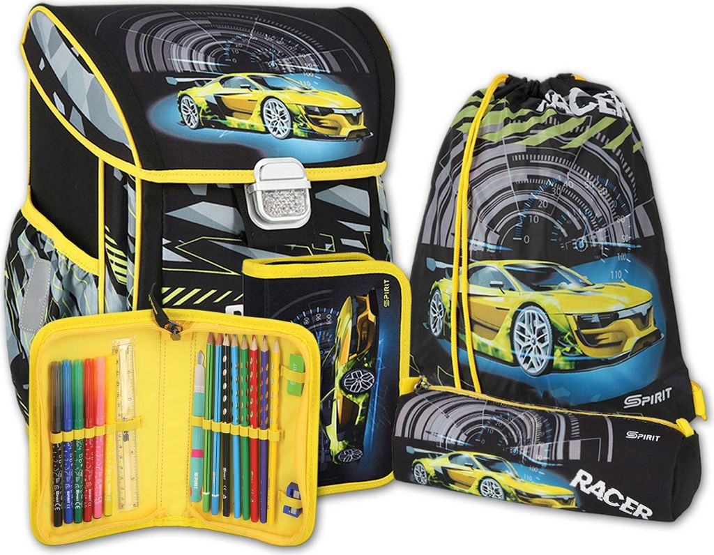 Spirit Schulranzen Set 4-tlg. Cool  Racer Produktbild 