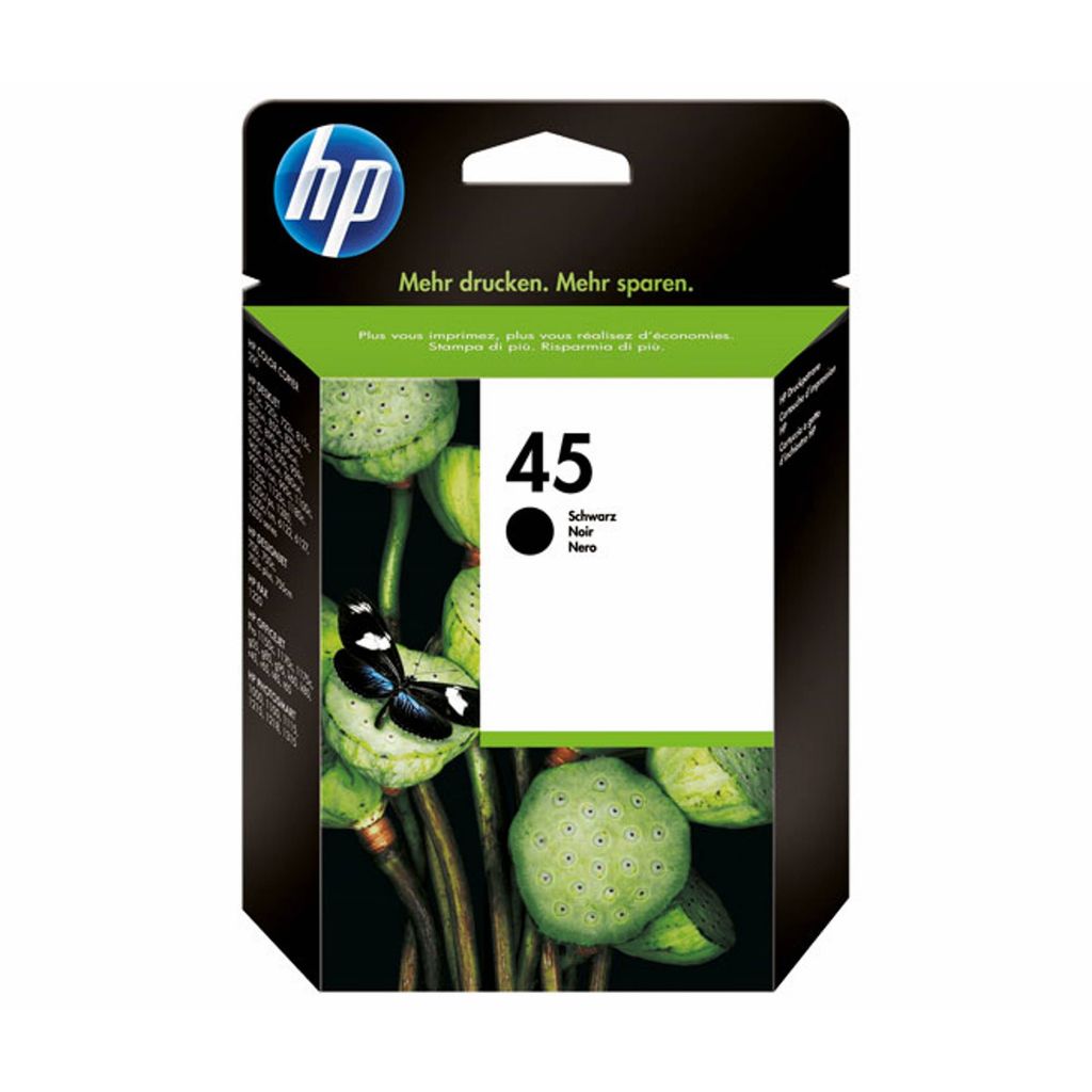 Czarny wkład atramentowy HP 51645 AE nr 45 Zdjęcie produktu 