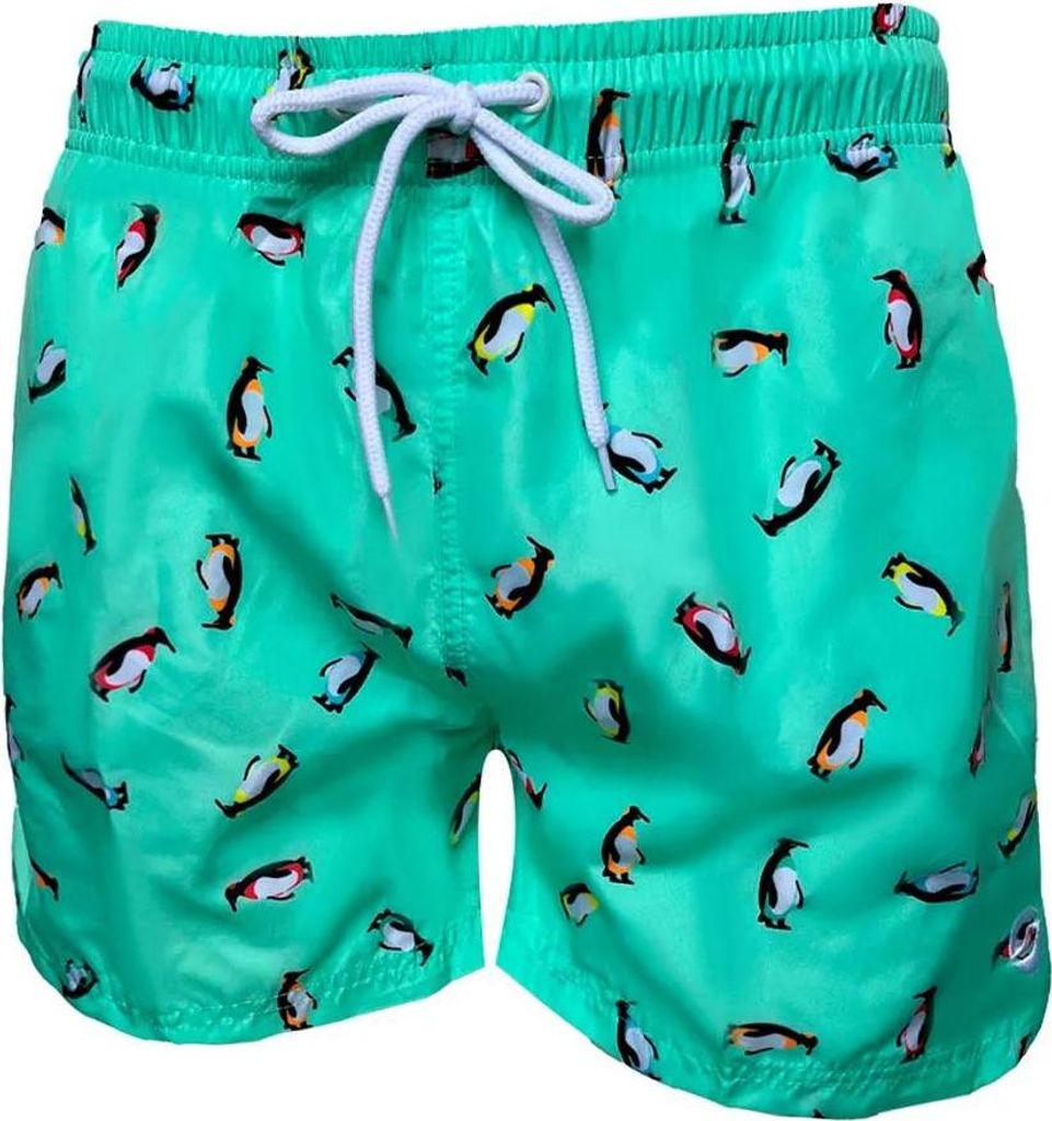Ras Pingu Badeshorts Grün,Blau M Herren Grün,Blau M