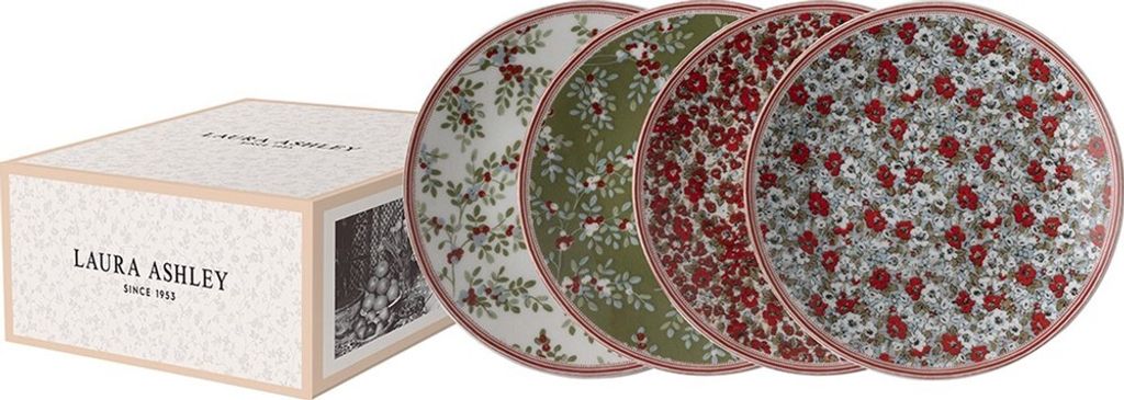 Laura Ashley Thermosflasche Petit Flowers Pink – Geschenkset Aus Bone China Porzellan