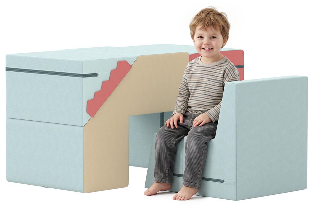 AIYAPLAY Schuimblokken voor kinderen, set van 2. Zachte Productafbeelding 