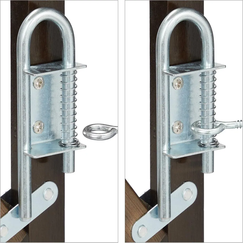 Barrière extensible pour chien marron en bois - Sécurité ajustable