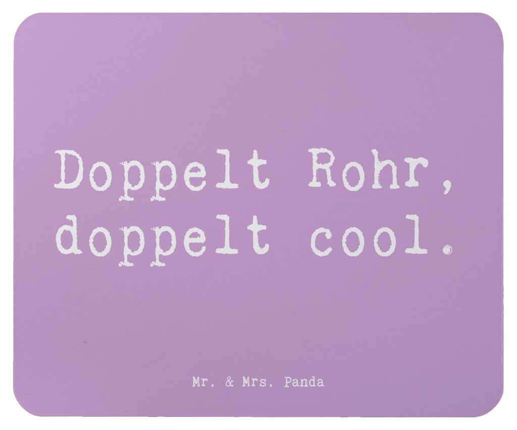 Mr. & Mrs. Panda Mouse Pad Spruch Fagott Doppelt Cool - Lavendeltraum - Geschenk, Mousepad, Lernen, klassische Musik, Instrument, mousematte, pc, c...