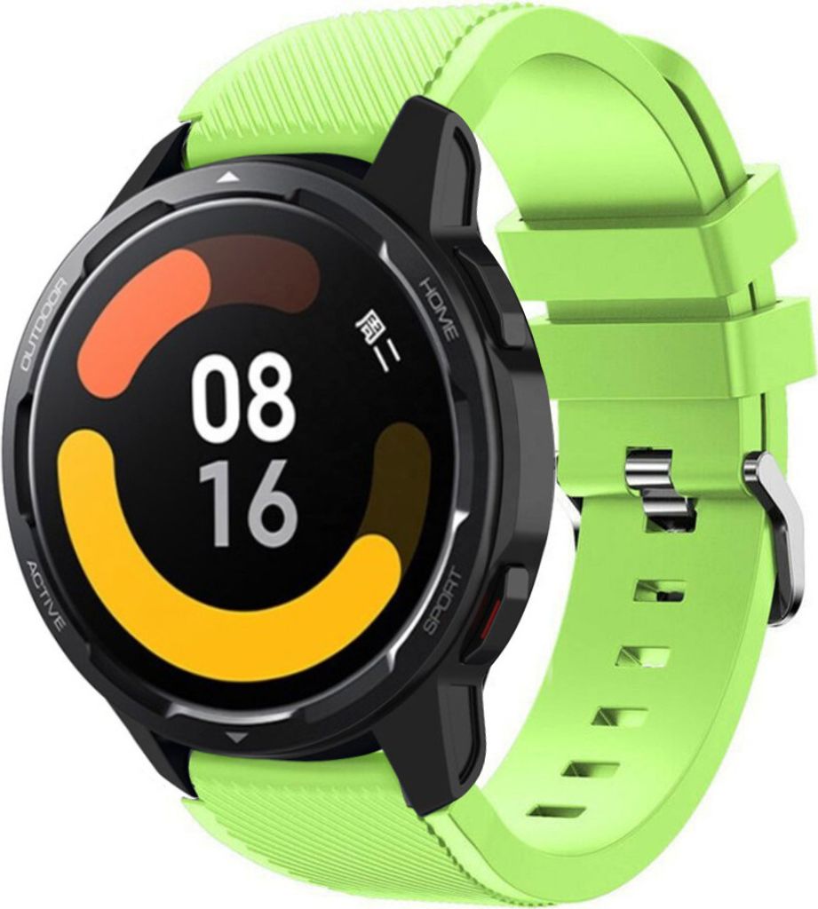Strap-it Xiaomi Watch S1 Silikonarmband (Hellgrün)