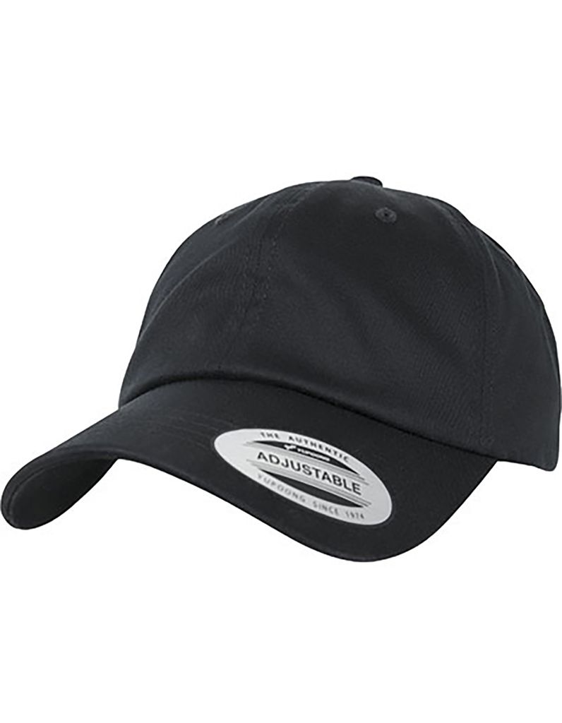 FLEXFIT 6245OC | Low Profile Organic Baumwolle Cap, Baumwolle - Farbe: Black - Größe: One Size