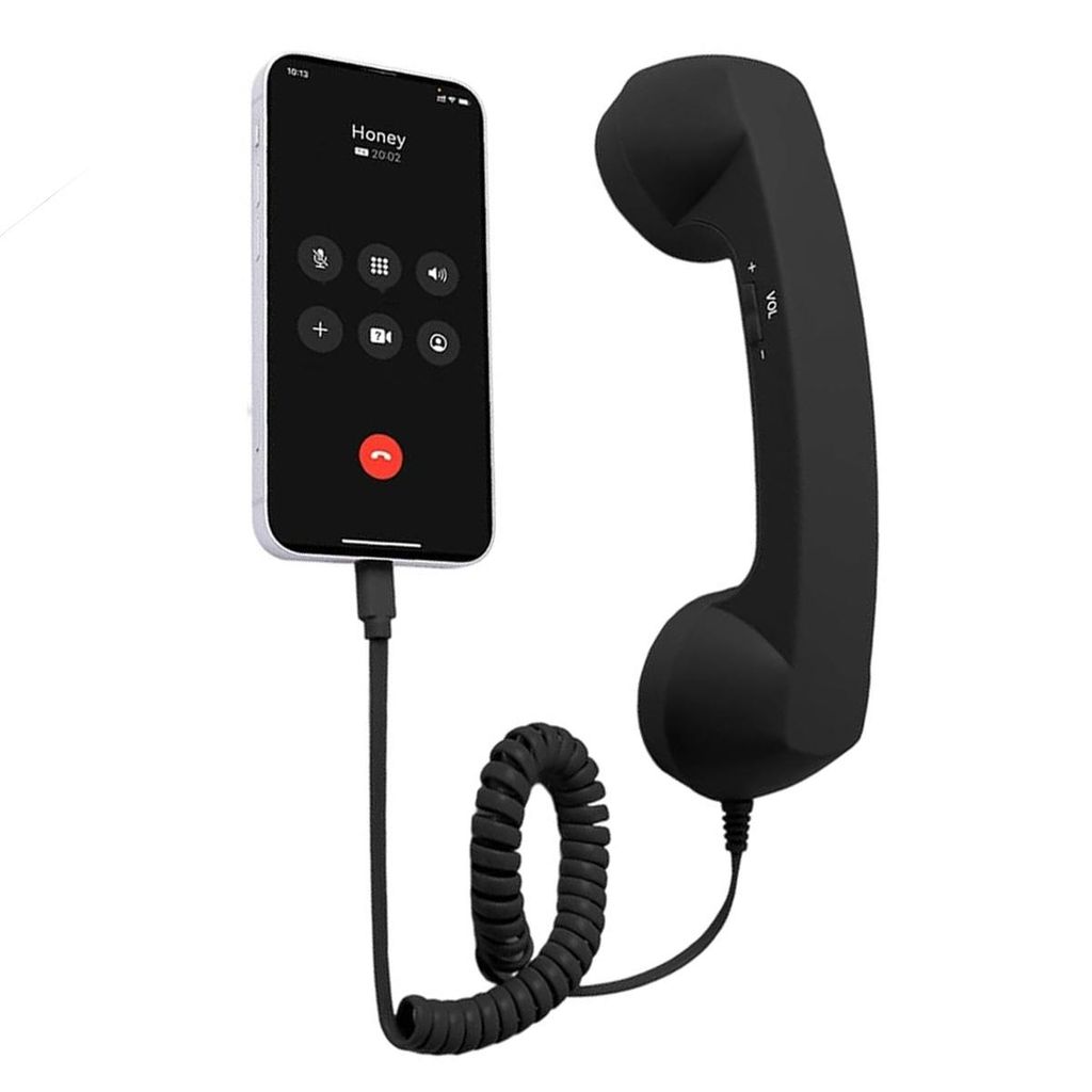 Telefonhörer, Retro-Stil Typ-C Telefonhörer, Produktbild 