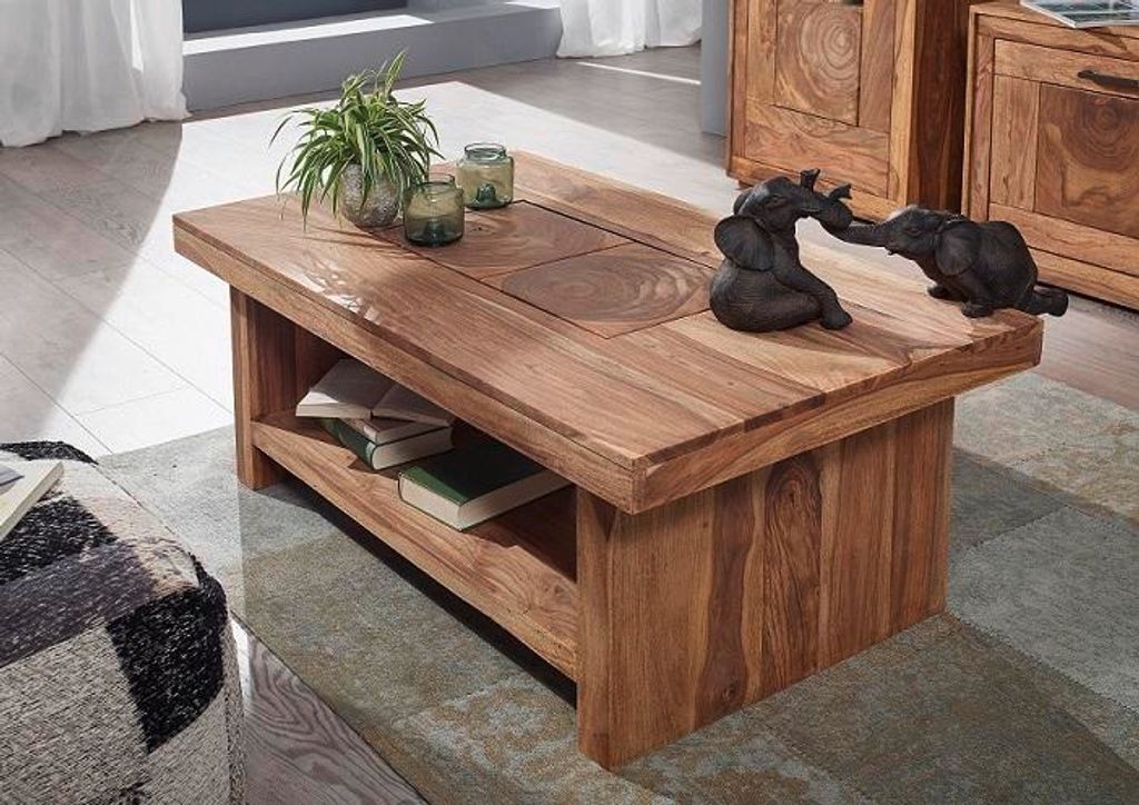 Couchtisch 118x70cm "Rio" Sheesham massiv