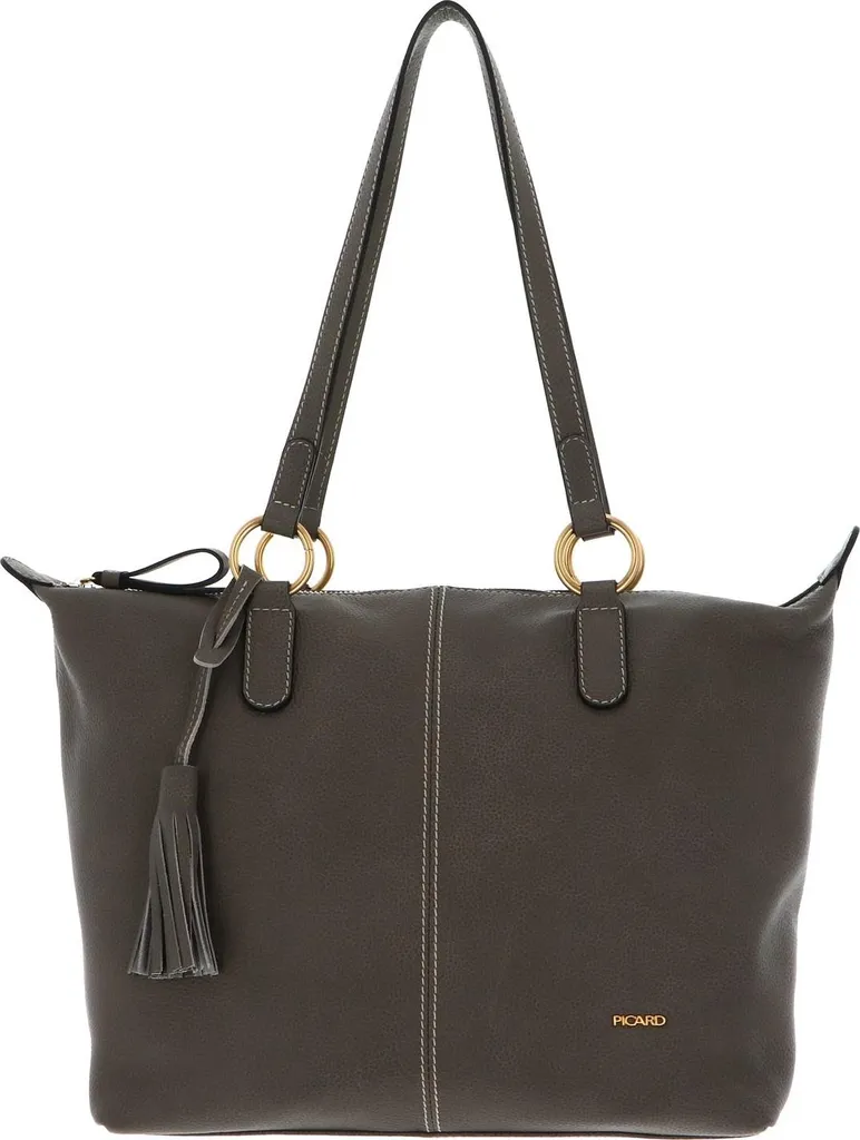 PICARD Calico Shoulder Bag Taupe - Sac à épaule élégant en cuir synthétique