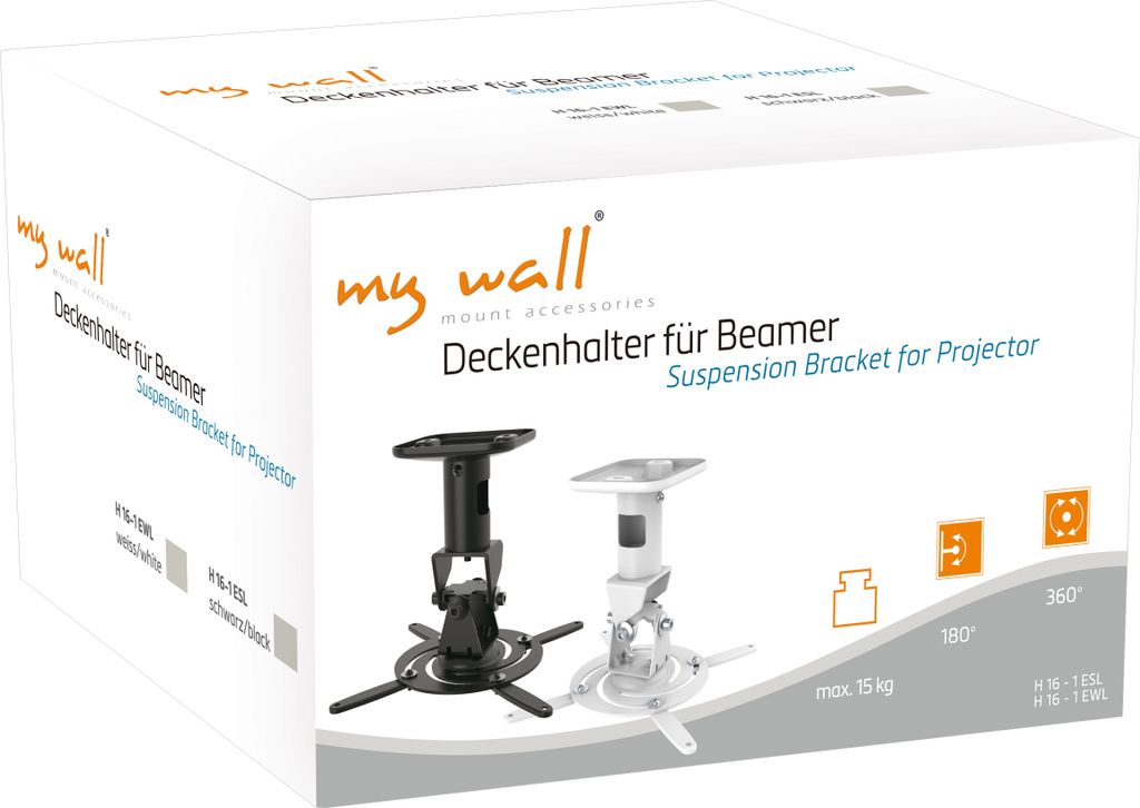 My Wall H16-1ESL Supporto a soffitto per proiettori Carico Immagine del prodotto 