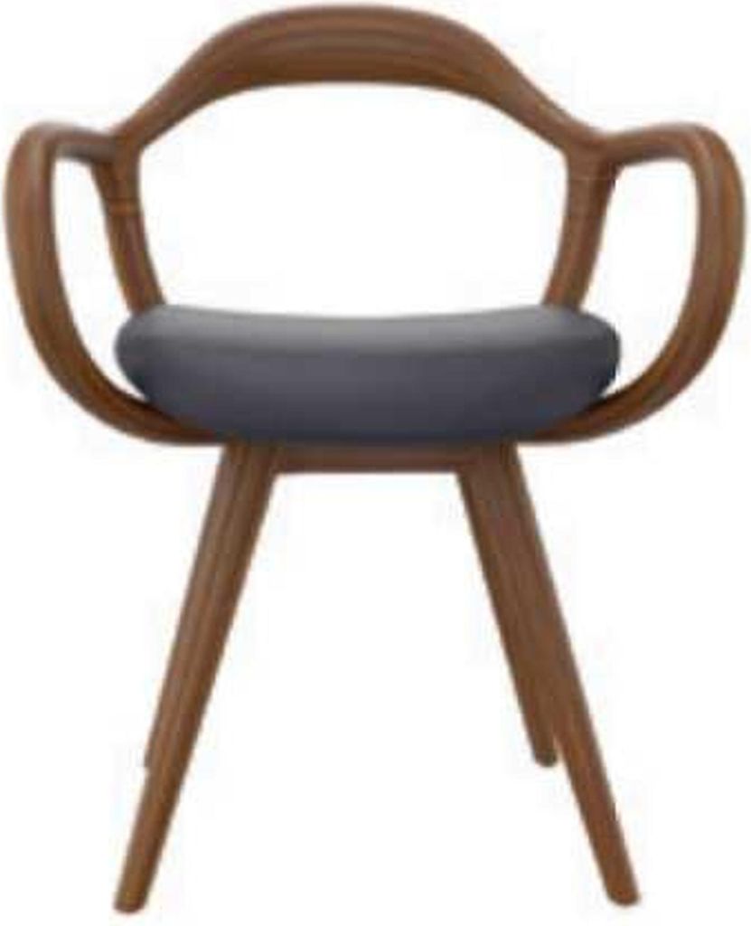Stühle Wohnzimmer Esszimmer Lehnstuhl Holzstuhl mit Armlehne Esszimmer Möbel