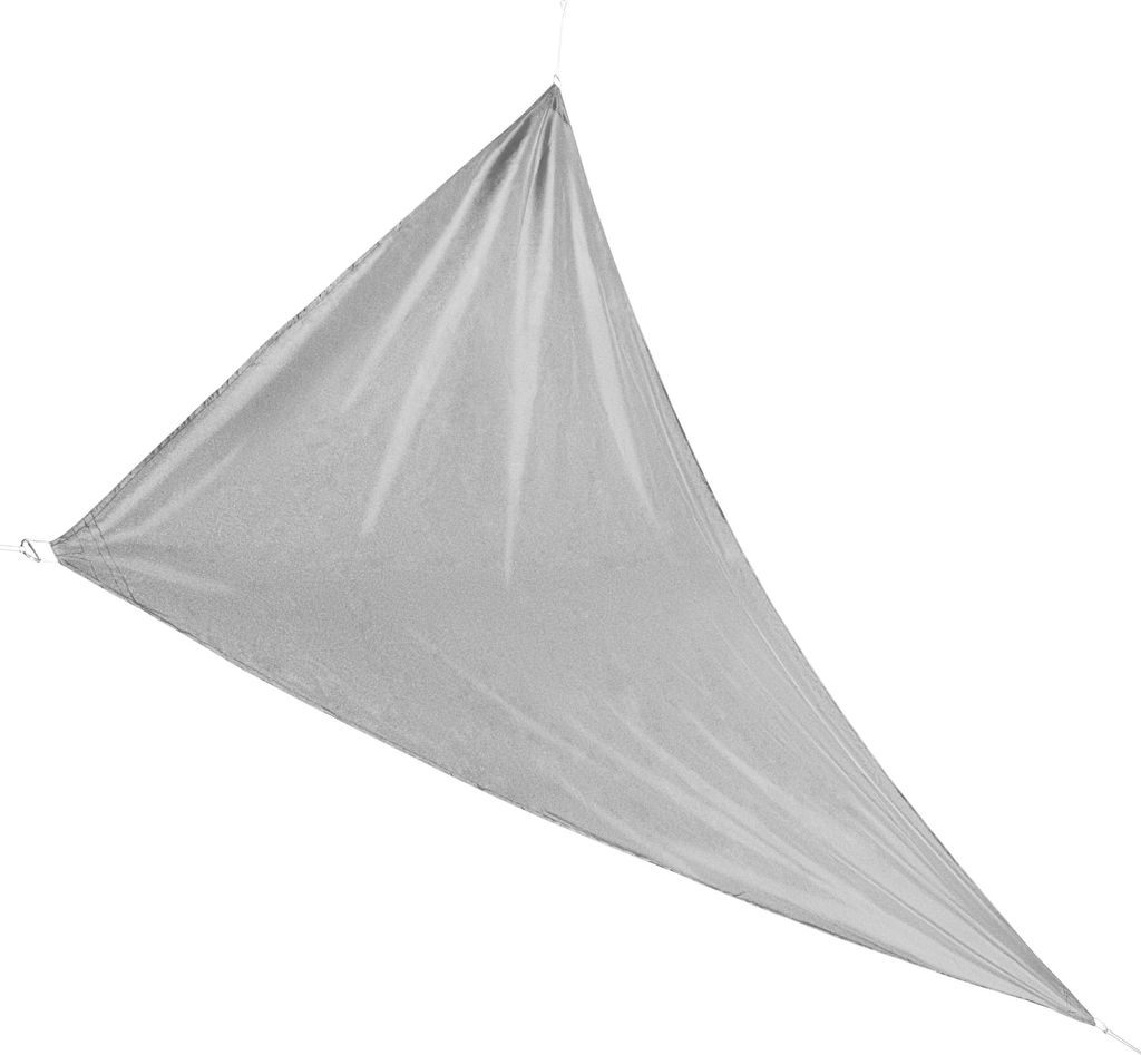 com-four Sonnensegel Dreieck - Segeltuch mit UV-Schutz - Sonnenschutz für Balkon, Terrasse, Garten und Camping - Sonnendach, Sichtschutz 3x3x3m
