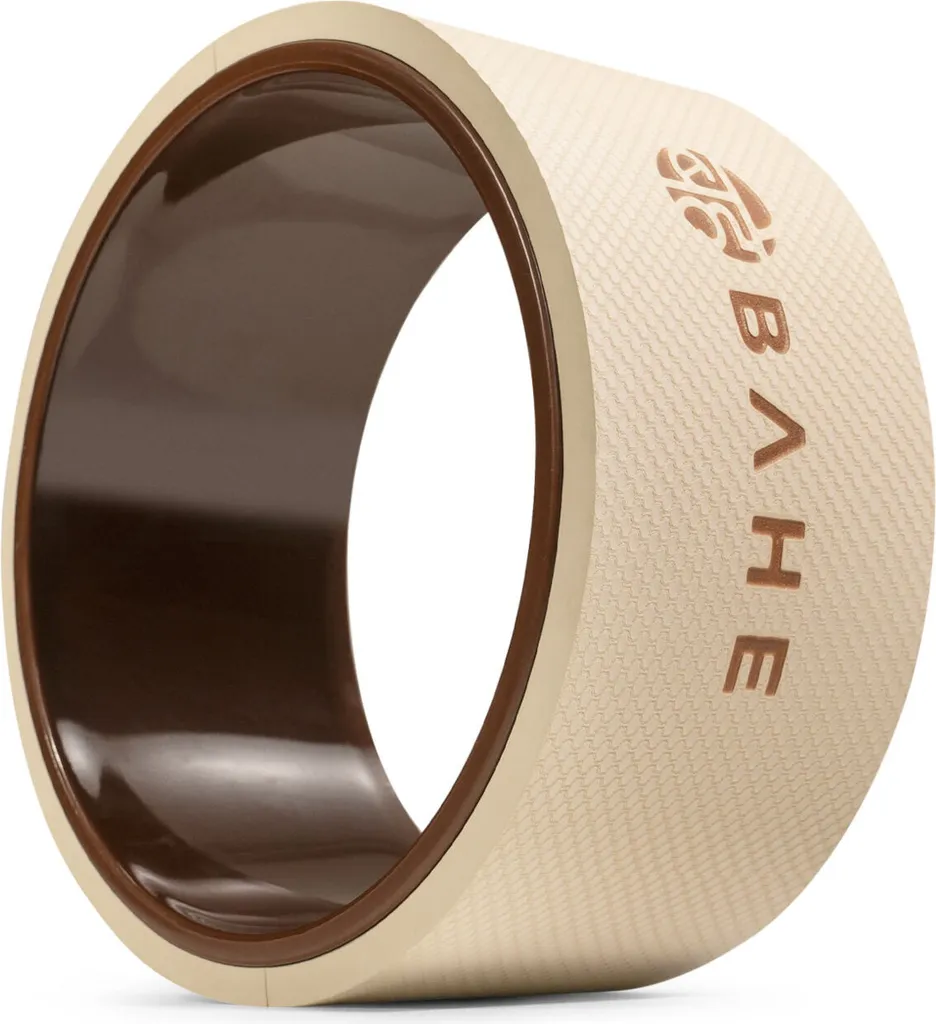 Roue de Yoga pour Étirements du Dos BAHE - Yoga Wheel de 28 cm Sable