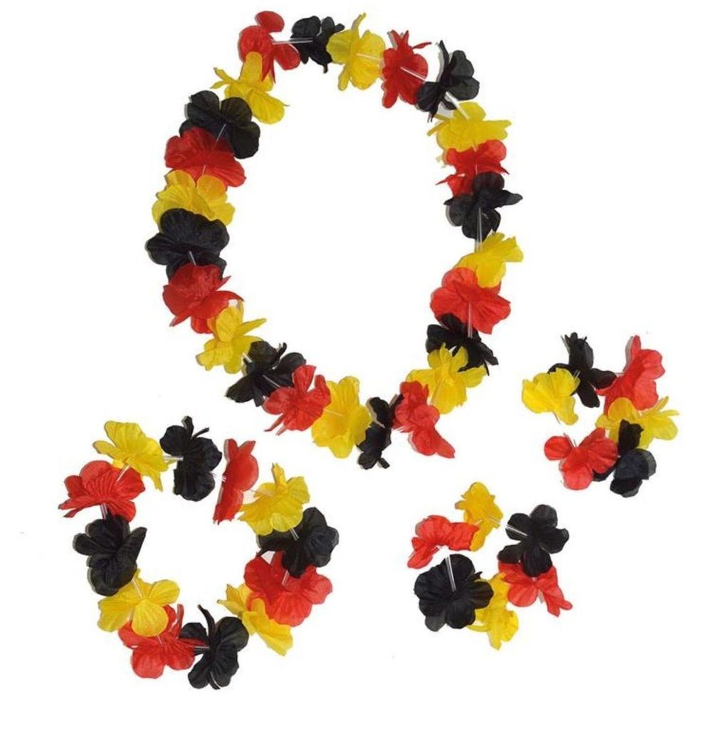 Deutschland Fan Artikel "Blumenkranz Set" 4-teilig  | Produktbild 