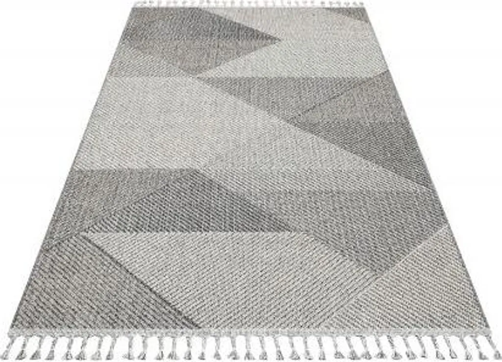 Tapis Kelim Soho 08 gris multi 80x150 cm pour salon chic