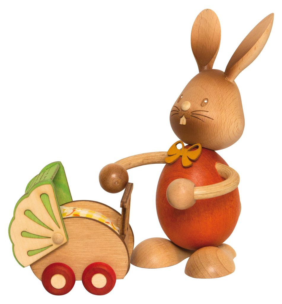 Drechslerei Kuhnert - Dekofigur aus Holz - Hase Stupsi mit Produktbild 