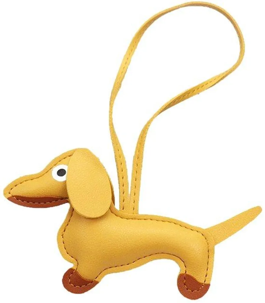 Porte-clés chien miniature contre la perte de clés pour sac et portefeuille