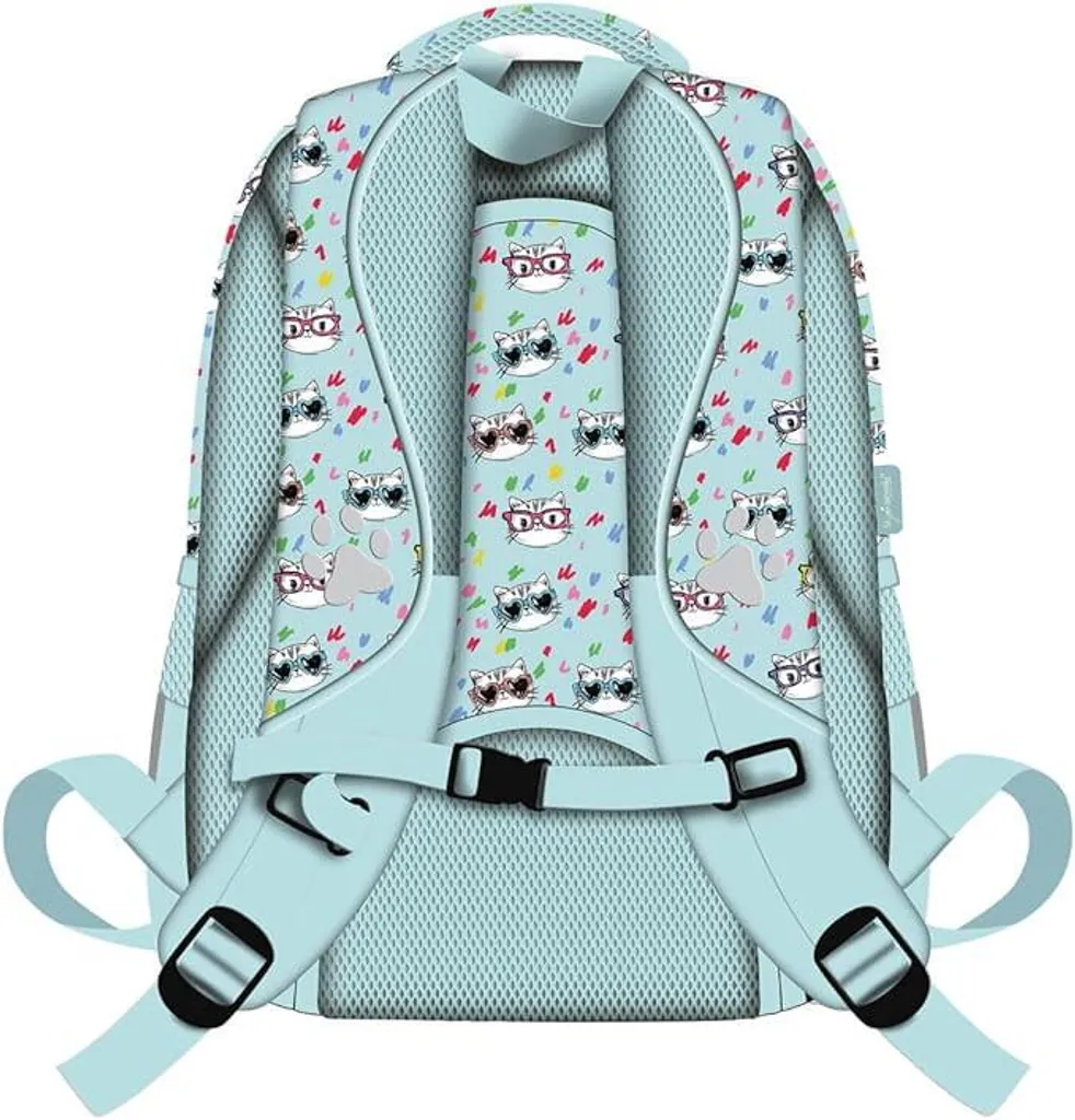 Sac à dos 4 compartiments Majewski BPL58 My Little Friend MINT KITTY