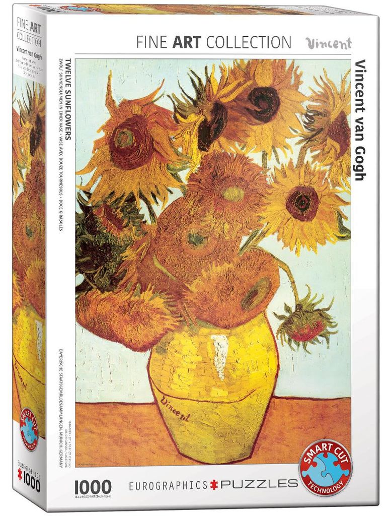 EUROGRAPHICS Zwölf Sonnenblumen Puzzle 1000 Teile