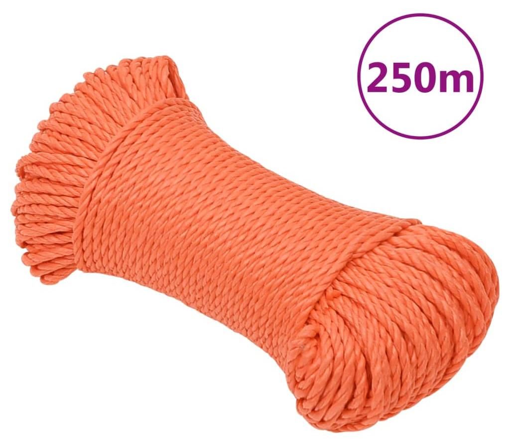 vidaXL Corda da lavoro arancione 8 mm 250 m in Immagine del prodotto 
