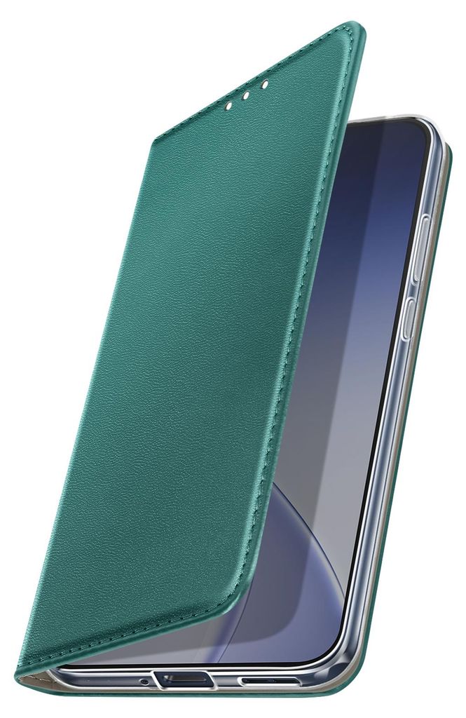 Avizar, Klappetui mit Kartenfach und Videostand Oppo Reno 15F / 15 FS, Dunkelgrün