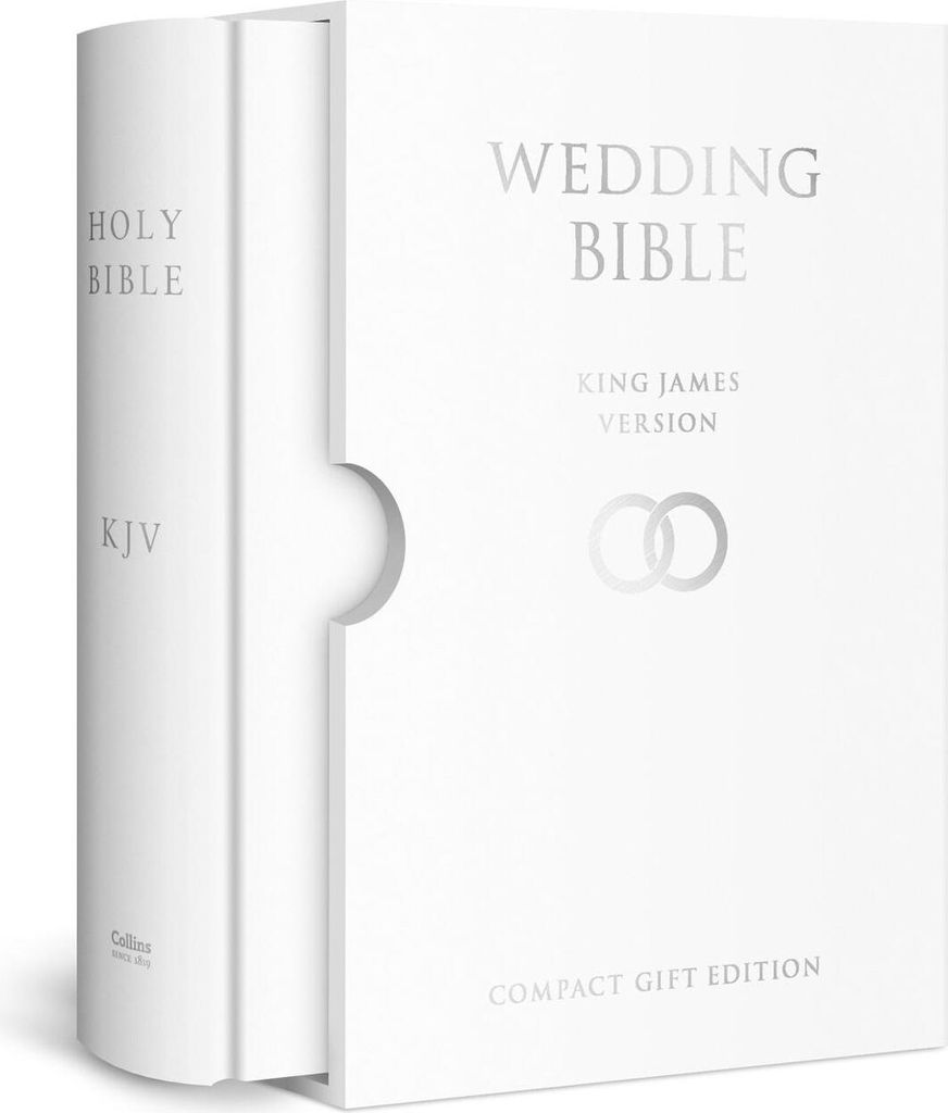 HOLY BIBLE: King James Version (KJV) White Compact Wedding Produktbild 