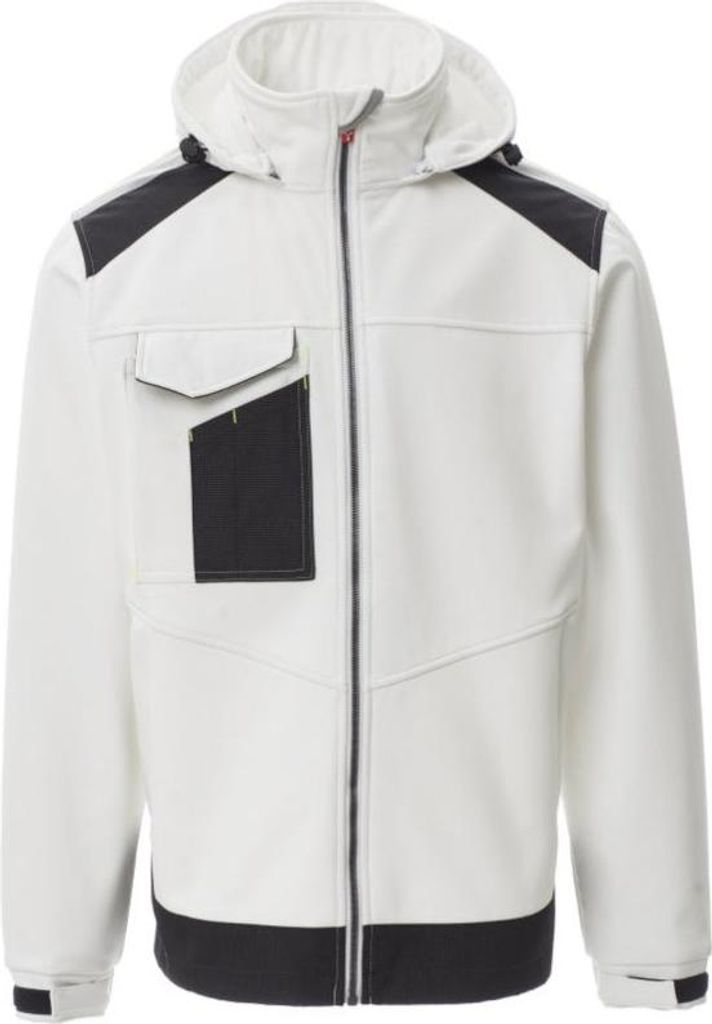 Payper PERFORMER 2.0 Softshelljacke weiss/schwarz, Gr. S, 001473