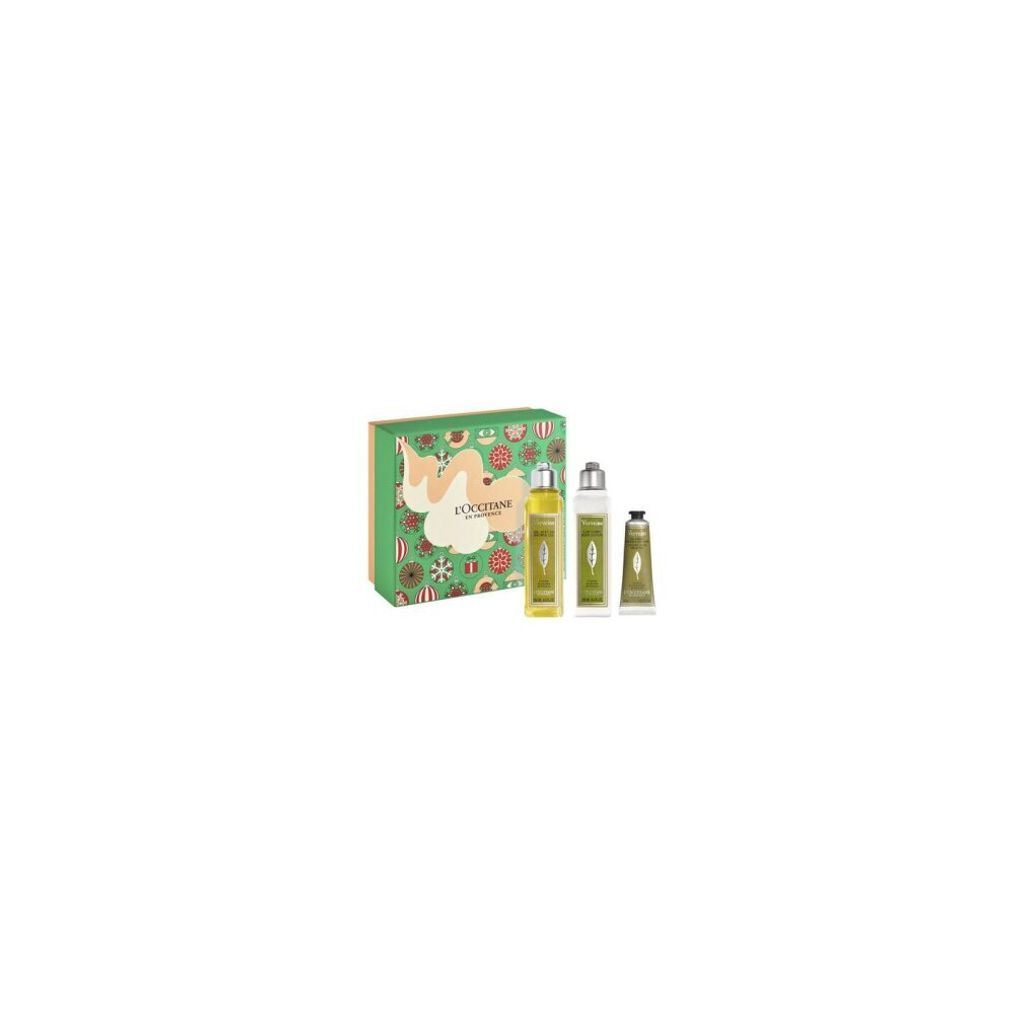 Set L'OCCITANE Verveine Fraicher 250ml Body 250ml Gel Manos 30ml@