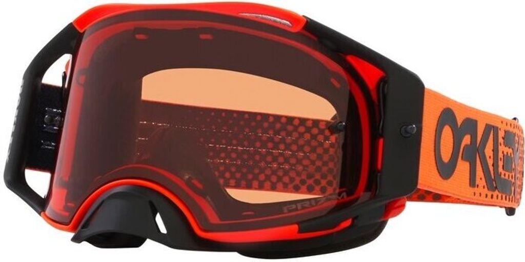 OAKLEY Airbrake MX Brille - Moto Orange B1B Prizm MX Bronze Glas