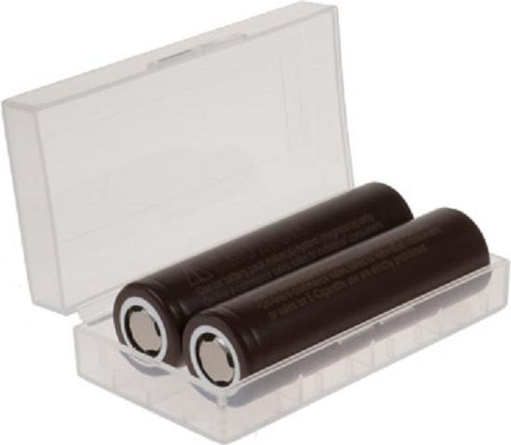 2 LG Chem 18650 HG2 inkl. Twinbox