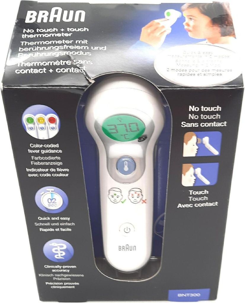 Braun Sensian 5 Berührungsloses Stirnthermometer Zuhause Produktbild 