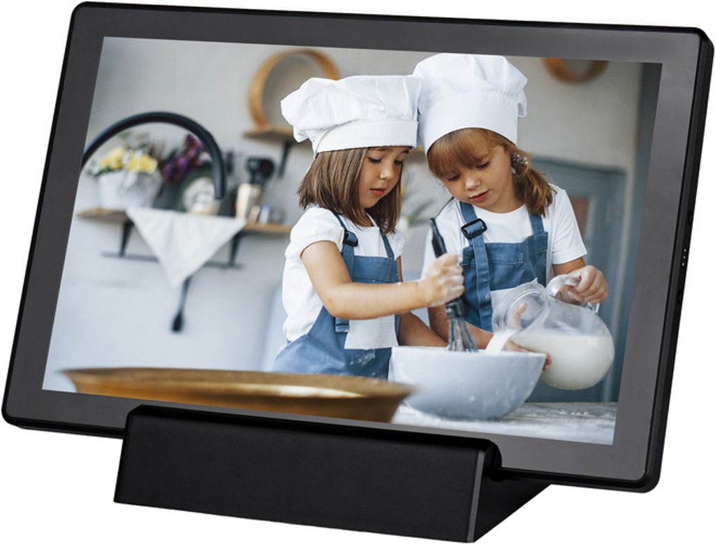 Frameo Digitaler Bilderrahmen 15,6 Zoll WiFi - FHD Touchscreen Mit 32 GB Speicher