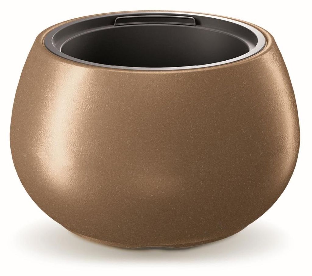Sustainable Round Planter Pot - Wooden Composite Design from ECO WOOD Collection