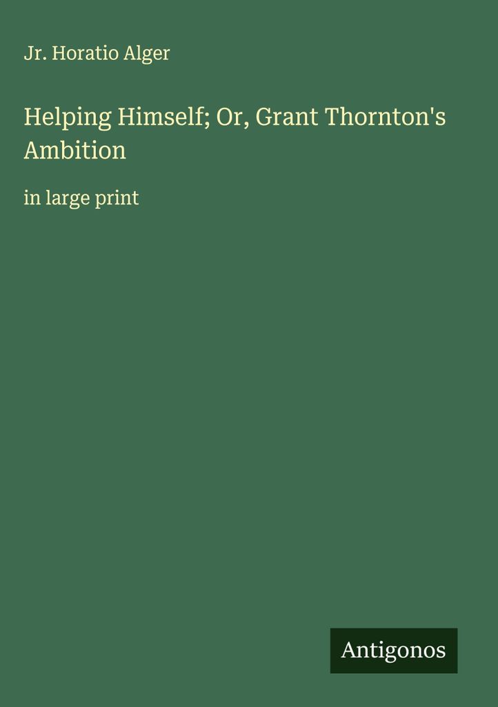 Hilfe zur Selbsthilfe oder: Grant Thorntons Ehrgeiz