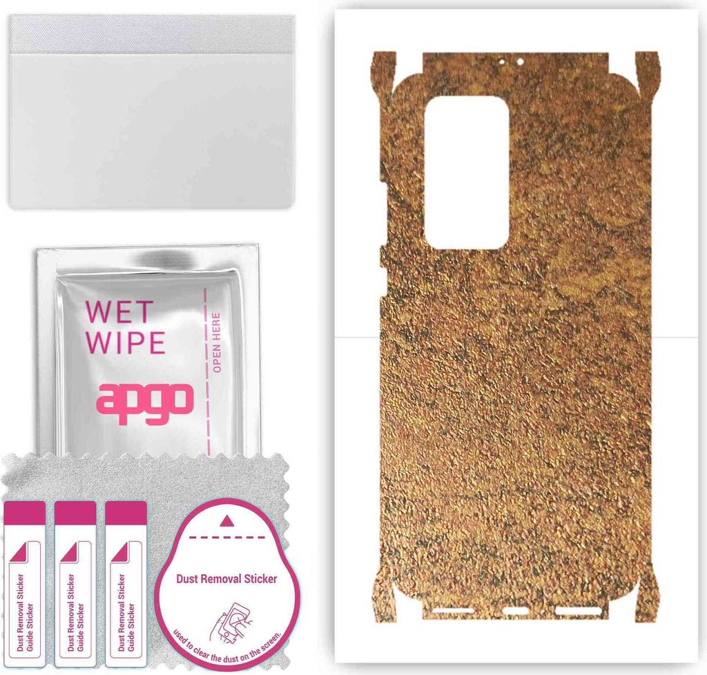 apgo Rückseite + Seiten Schutzfolie, Skin, kompatibel mit Huawei P40 Pro, Hinten Displayschutzfolie aus Vinylfolie, kratzfest, einfache Montage - ...