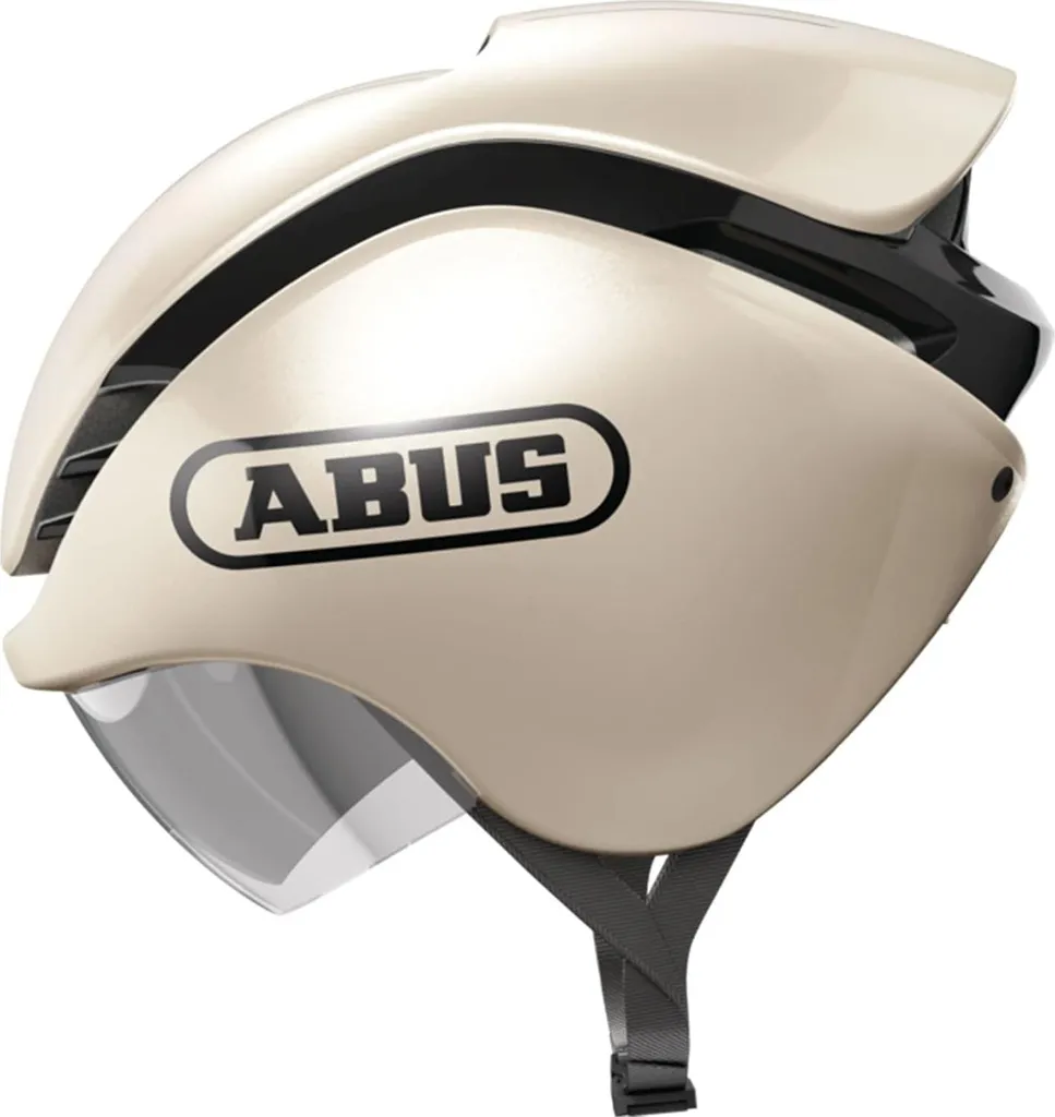Casque Aéro Abus GameChanger Tri S Champagne - Visière et Confort Pro
